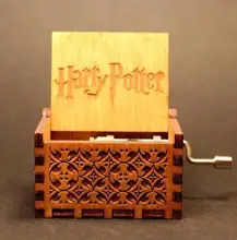 Carved Wooden Box Music Game Of Throne Theme Harri Potter Music Boxs Toy Creative Gift, Christmas gift, Birthday gift For Girls