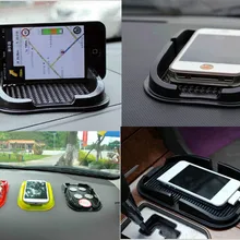 Черный волшебный автомобильный Липкий Противоскользящий Коврик гаджет для держатель телефона GPS iPhone