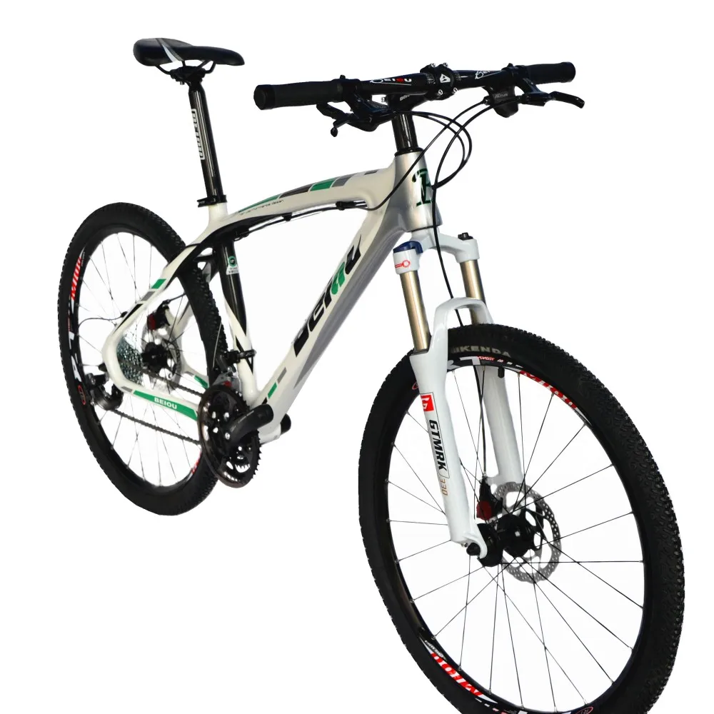 Sale BEIOU Carbon XC Mountain Bike 26-Inch Complete Bicycle MTB 27 Speed  S H I M A N O  370 Toray T700 Fiber Glossy Colorful CB004 4