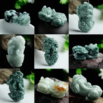 

Ultra low-cost ten god beast style pendant Pure hand carved double color god beast pendant Charm men and women style