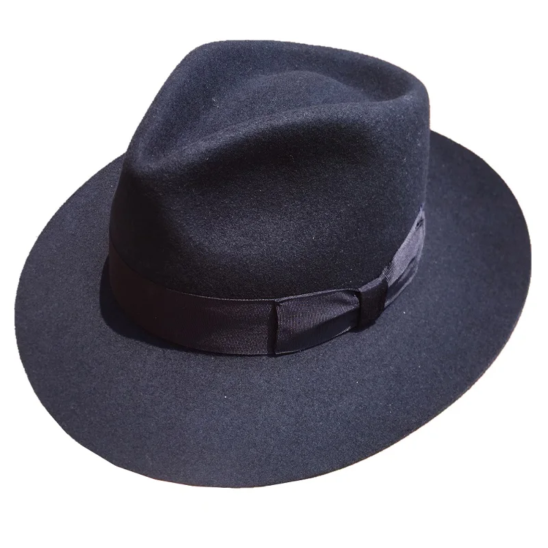 Fur Felt Fedora Hat Gangsters Hipsters 