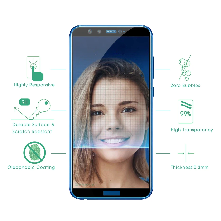 Seyisoo Brand Tempered Glass For Huawei Honor (6)