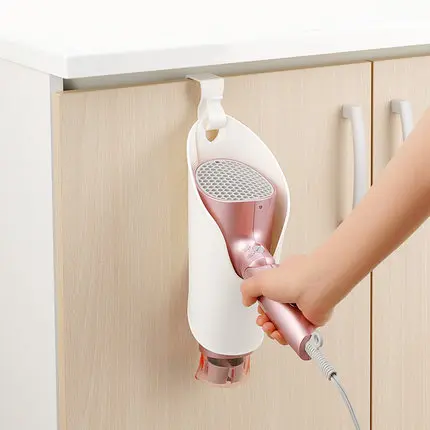 

Hair dryer storage shelf free punch hair dryer rack bathroom bathroom rack