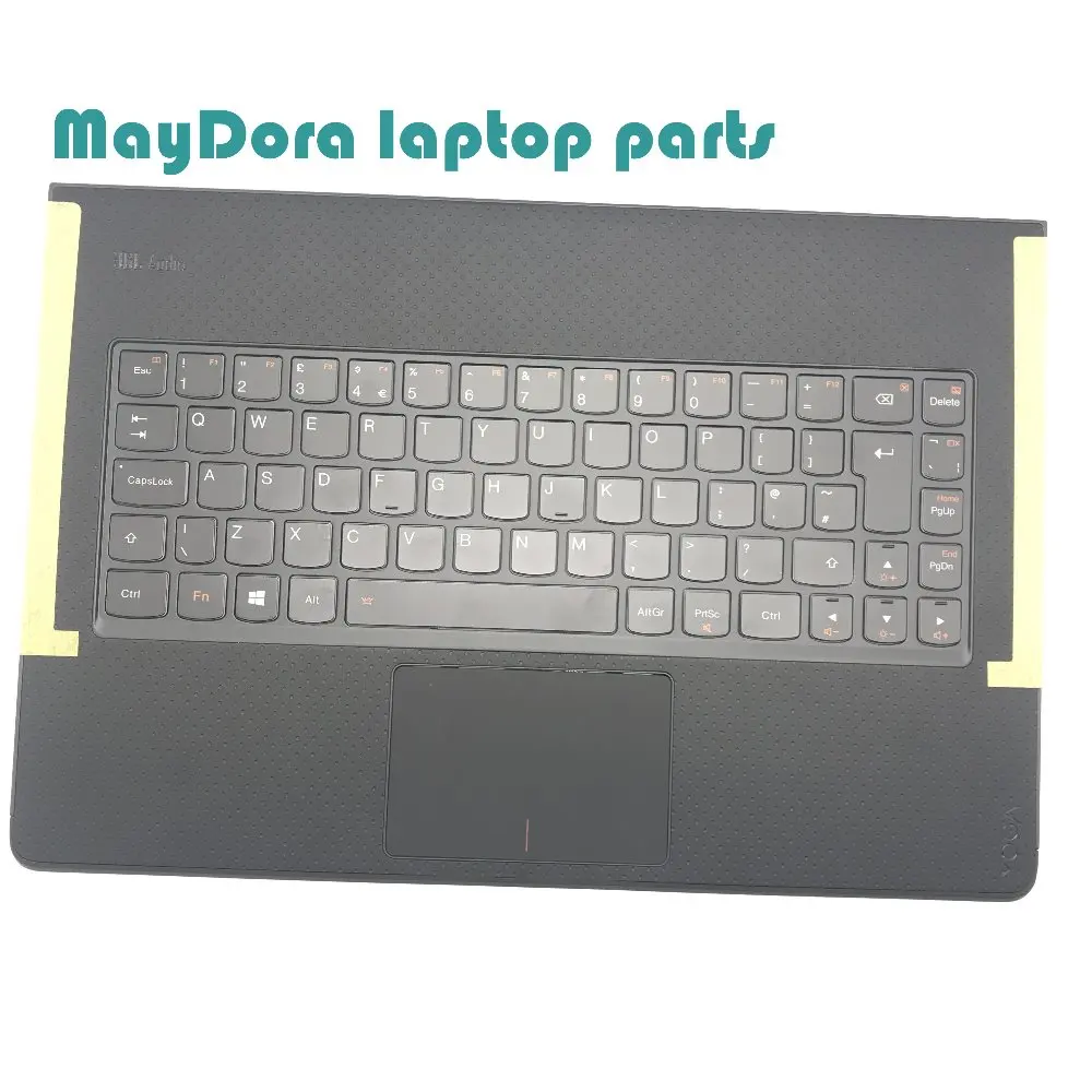 Laptop parts for LENOVO YOGA 3 pro 1370 Palmrest with Backlit UK Keyboard and touchpad 5CB0G97373 Laptop parts for LENOVO YOGA 3 pro 1370 Palmrest with Backlit UK Keyboard and touchpad 5CB0G97373