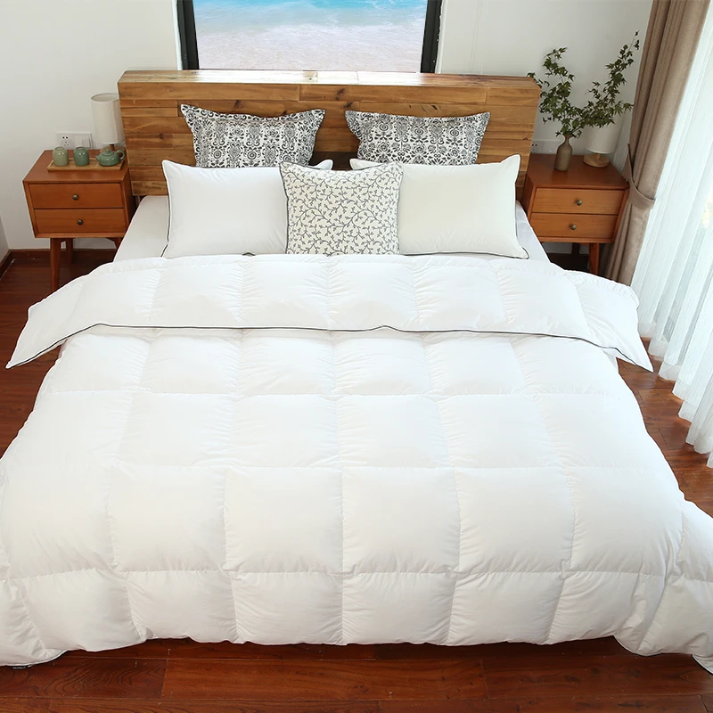 Sidanda New 95 White Goose Down Duvet Comforter Eiderdown Quilt Sidanda New 95 White Goose Down Duvet Comforter Eiderdown Quilt Feather Bedding King Size Warmer Than Silk Blanket In Comforters Duvets From