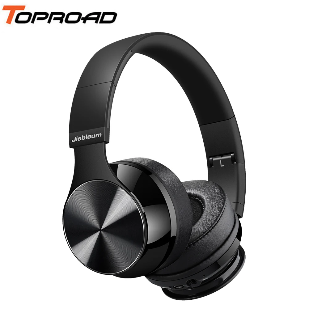 TOPROAD HiFi стерео Bluetooth наушники Беспроводная гарнитура Регулируемые с микрофоном