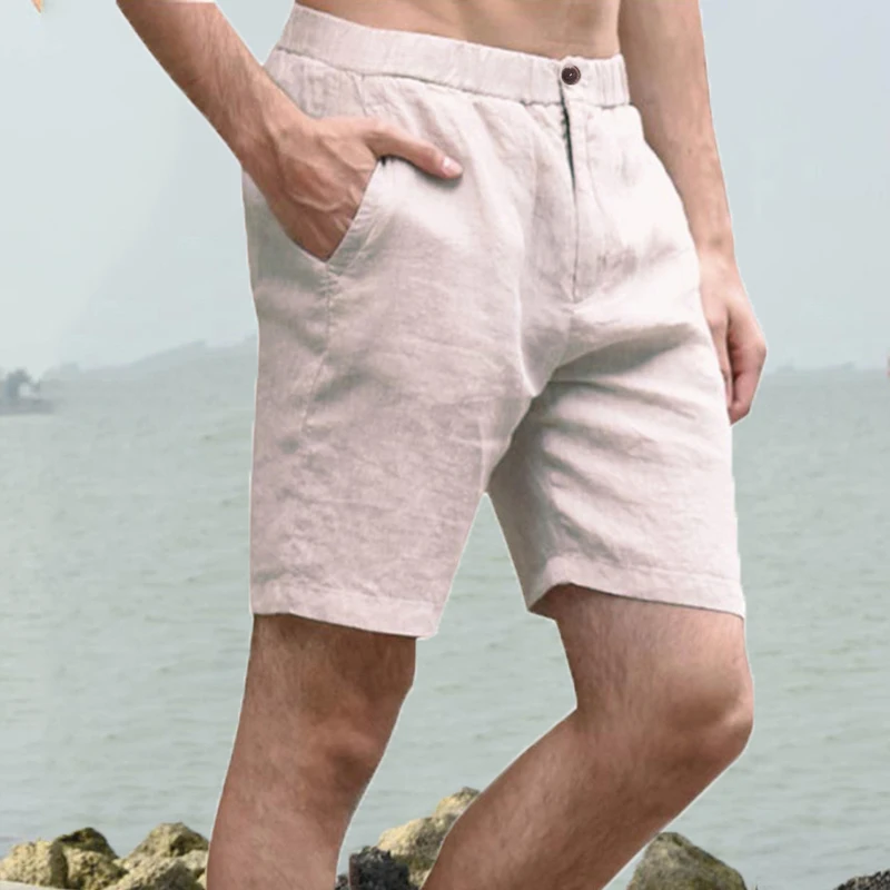 Buy New Fashion Men's Shorts Elastic Waist Slim Fit