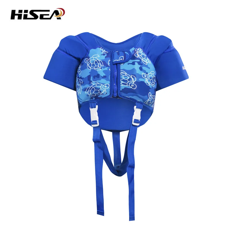 

HISEA High Quality Kids Life Jacket for Age 2-6 Cartoon Neoprene Swimming Pool Buoyancy Floating Jackets Baby Vest Life Q