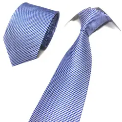 Галстуки в клетку для мужчин Мода галстук 8 см синий галстук-бабочка Фиолетовый и розовый цвет средства ухода за кожей шеи галстук для