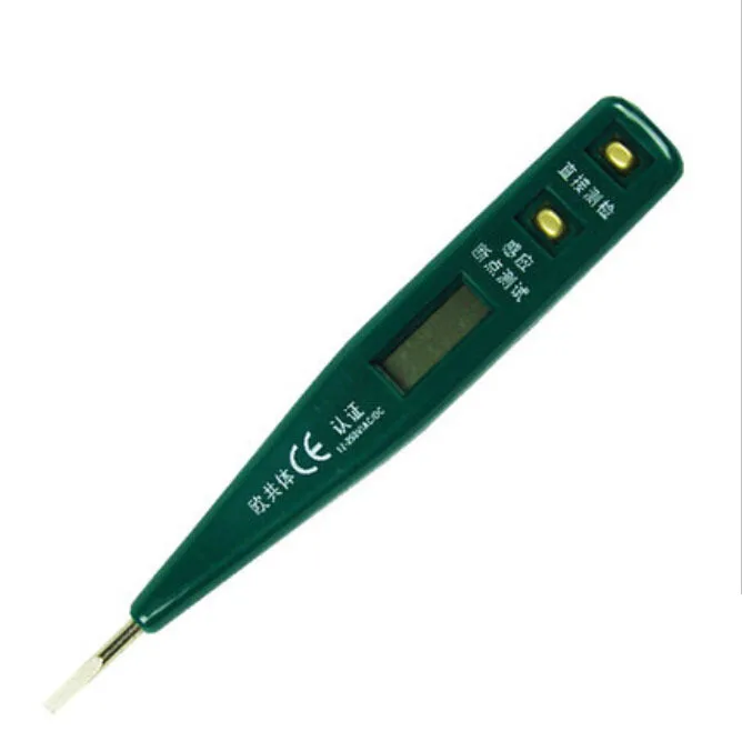 

Free shipping Digital Voltage Detection Screen Pen LED Screen self protection equipment electrical pen for domestic/work GM31605