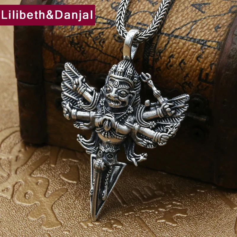Кулон из серебра 2020 пробы в виде Будды ваджры унисекс|real 925|silver buddha925 silver jewelry thailand |