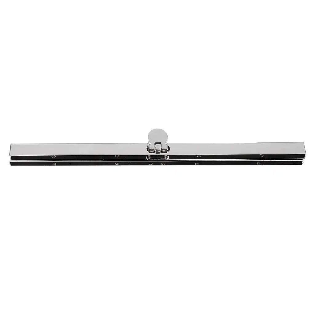 Black Sharplace Alloy DIY Purse Frame Wallet Bag Making Supplies Clasp Fastening 7.48 inch