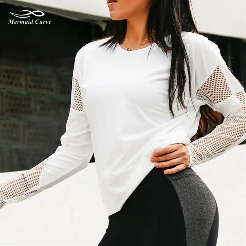 breathable long sleeve running top