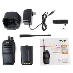 10 шт. Новый Двухканальные рации TYT tc-5000 UHF 400-470 мГц 8 Вт 16ch VOX сканирование голосовые подсказки шепот сбоку назначение клавиш двухстороннее