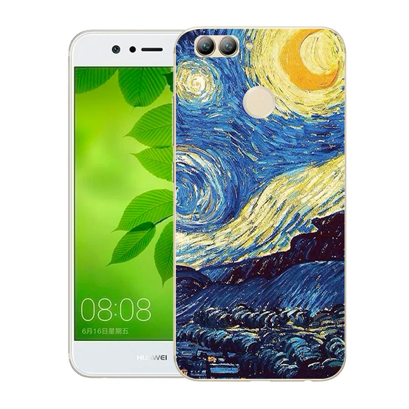 Чехол для телефона Huawei Nova 2 Ультратонкий Мягкий Силиконовый ТПУ Модный чехол с