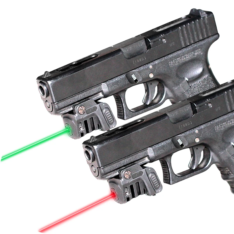 

Small Laser Sight Guns Glock 19 Pistol Tactical Accessories 20mm Rail 5mw Mini Mira Red Laser Sight Scope For Hunting Airgun
