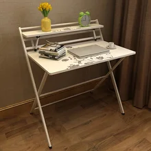 Простой домашний настольный компьютерный стол без складного стола прикроватный столик маленький стол для учебы