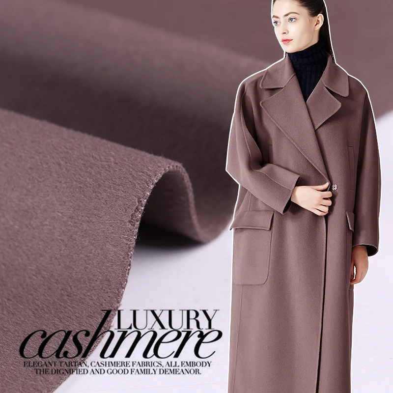 150 см двухсторонняя цветная шерстяная кашемировая Ткань зимняя куртка плотное пальто кашемировая шерстяная ткань оптом кашемировая ткань