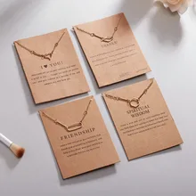 Модное Элегантное ожерелье в форме кости СЕРДЦЕ геометрическое шестигранное ожерелье с квадратной подвеской для женщин ювелирные изделия винтажное ожерелье Подарки