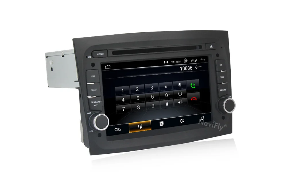 Best Android 8.1 CD DVD USB SD play GPS radio cassette for Fiat Doblo 2015 2016 support RDS 4G WIFI 16