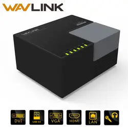 Универсальная док станция Wavlink Внешний USB 3,0 Dual Video DisplayLink USB HUB Full HD 1080p 1152x2048 DVI HDMI для портативных ПК