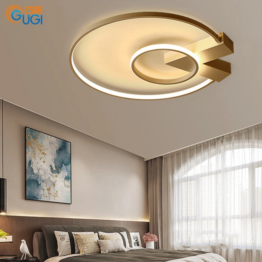 

GUGI Modern LED Ceiling Light Remote For Bedroom Kitchen DiningRoom Led Ceiling Lamp Lighting Fixtures For Home Acrylic Aluminum