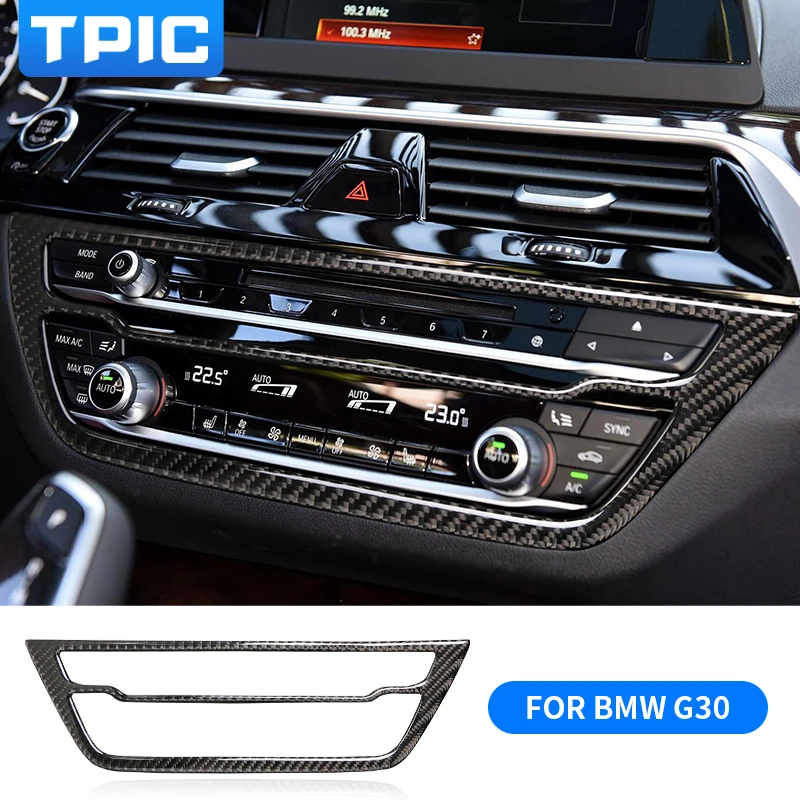 Наклейка на панель CD для кондиционирования воздуха BMW G30 5 Series|interior accessories|carbon interior