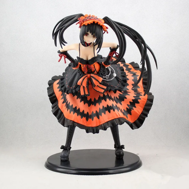 

Anime Date A Live Nightmare Tokisaki Kurumi PVC Action Figure Model Collection Toy 21CM Packed in Original Box