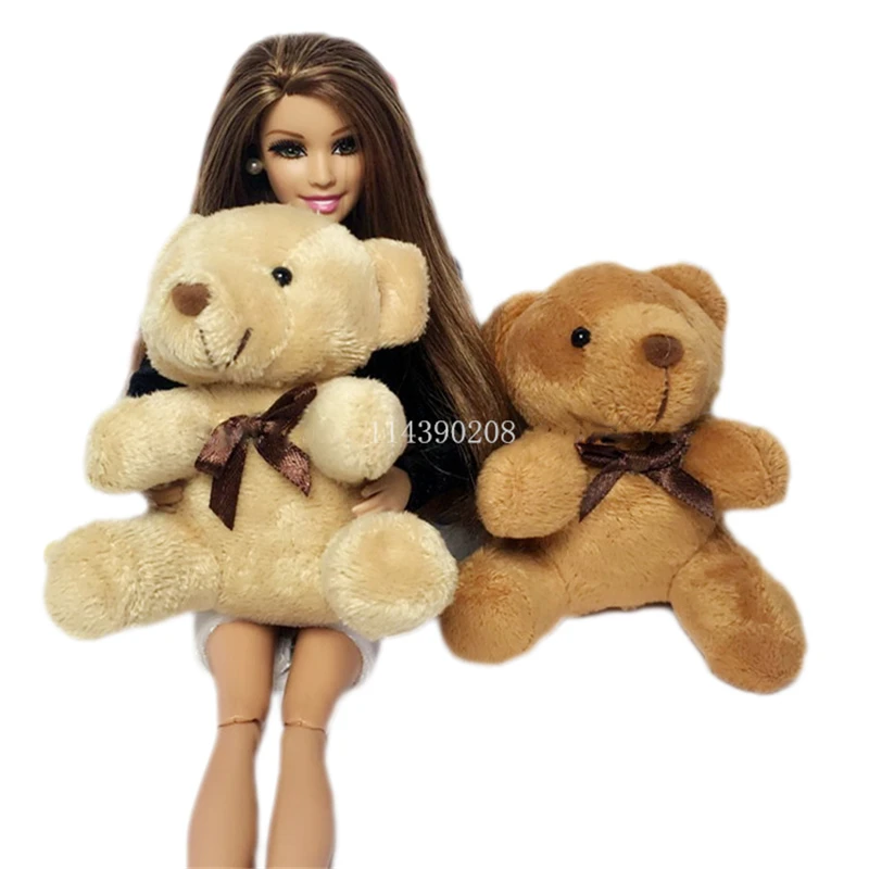 (Jimusuhutu) one piece mini Pet Bear Accessories for Barbie Dollhouse Play Kit for Girl 1/6 Doll High Quality Gift Toy (Jimusuhutu) one piece mini Pet Bear Accessories for Barbie Dollhouse Play Kit for Girl 1/6 Doll High Quality Gift Toy