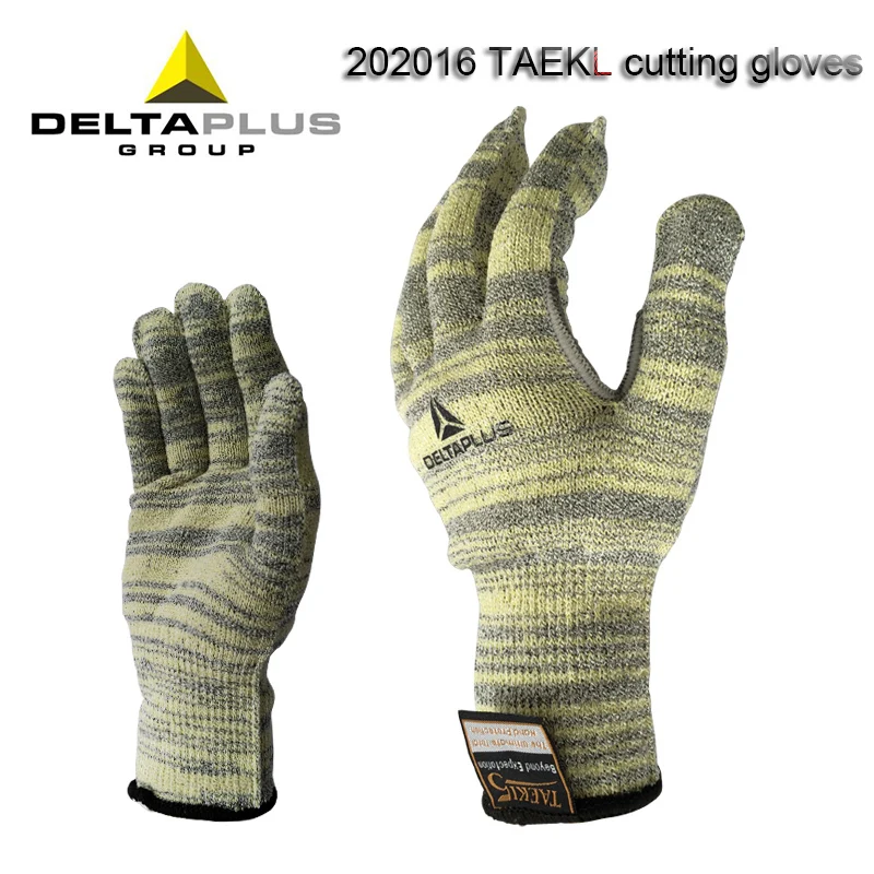 DELTAPLUS 202016 Cut-proof gloves  safety gloves Accessible food Thermal contact 100 degrees glove