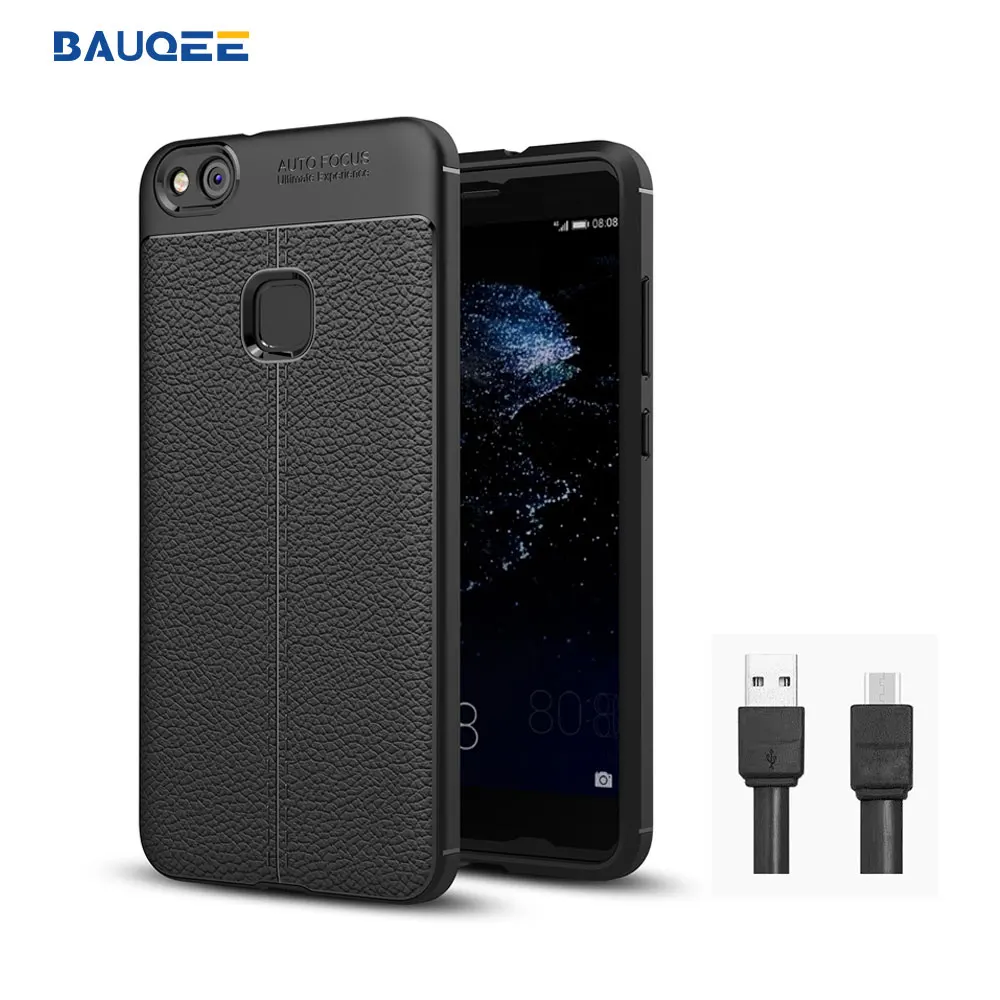 Bauqee Телефон чехол для Huawei P8 p9 P10 Lite задняя крышка ультра тонкий capinhas Защитный TPU 9 10