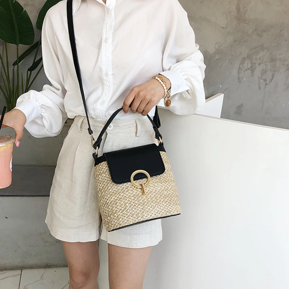 Straw Bucket Bag (22)