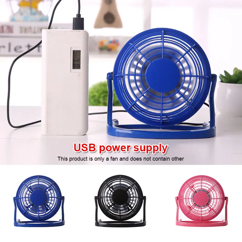 Dc 5V 2.5W USB Mini Fans Portable Creative Pc Laptop Silent Desk for Gadget,Pink