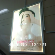 Настенный супер тонкий светодиодный рекламный алюминиевый каркас a1