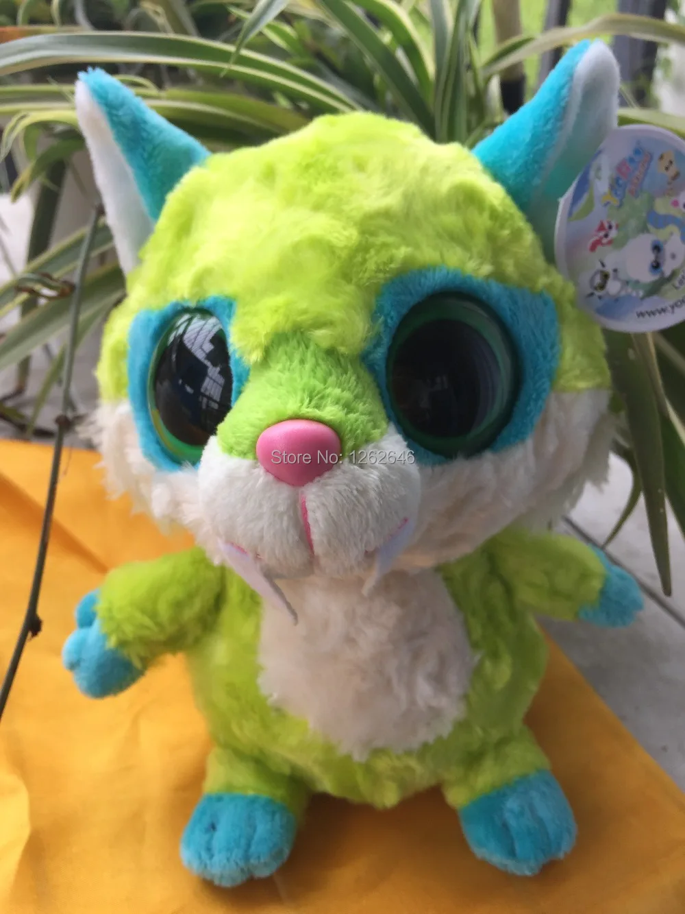 Free shipping Korean style Interactive Baby Toy Yoohoo Friends Big Crystal Eyes Stuffed Plush