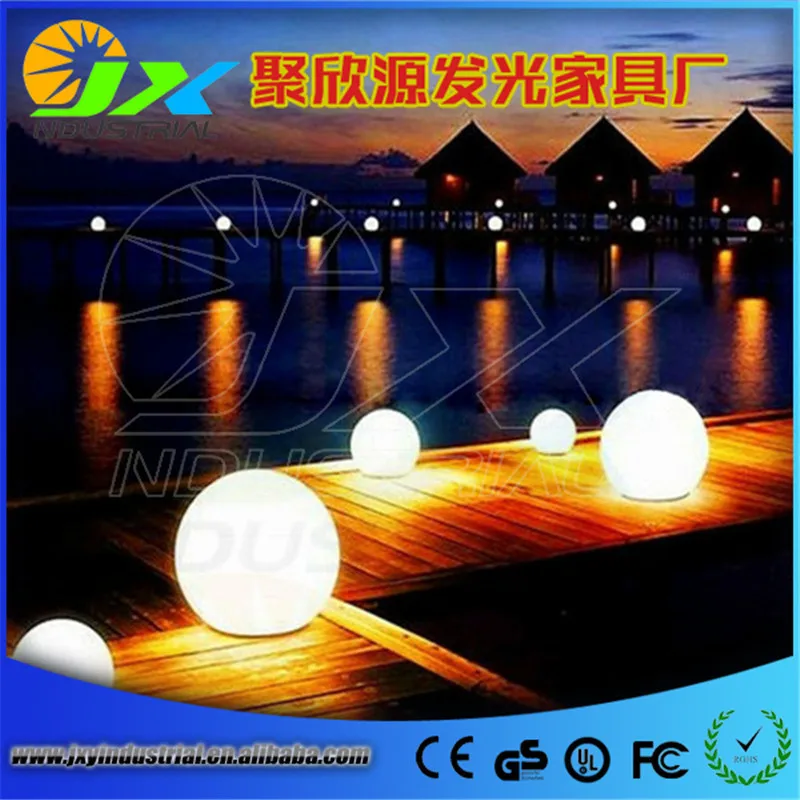 

wedding colorful sphere decoration/ led outdoor floor lamp waterproof
