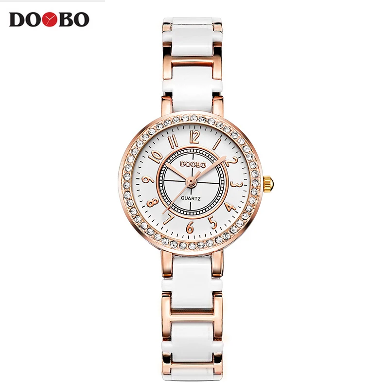 Известный бренд doobo Топ бренд класса люкс часы женские маленькие кварцевые часы модный женский браслет часы женские Montre femme