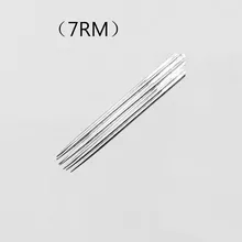 100 шт 316 Медицинская нержавеющая сталь 7RM стерилизованные татуировки одноразовые иглы тела иглы для пирсинга постоянный макияж татуировки Советы