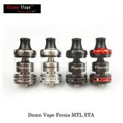 Электронные сигареты DamnVape фрезия MTL RTA AFC 22 мм 2 мл/3,5 мл ёмкость одной катушки восстановить с Пузырькового стекла Vape испаритель