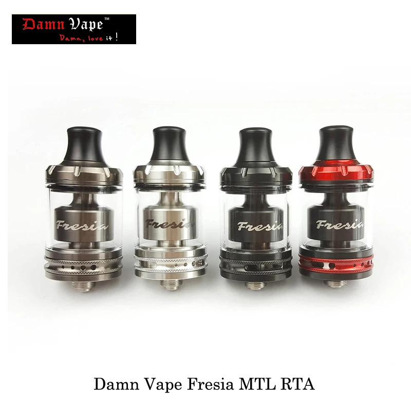 Электронные сигареты DamnVape freasia MTL RTA AFC емкость 22 мм 2 мл/3 5 мл одна катушка