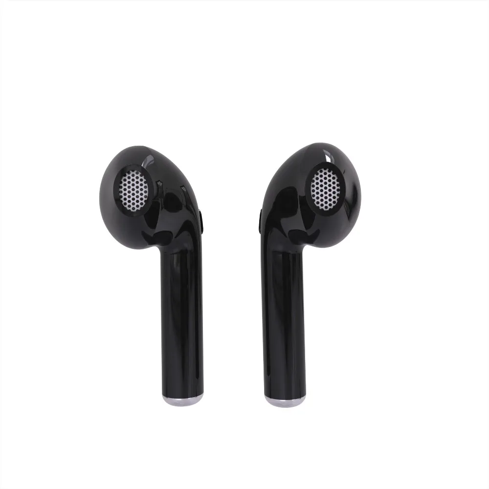 

5 Colors Wireless Music Earphone Iphone HBQ i7 TWS Double ear mini V4.2+EDR Stereo Bluetooth Headset black white gold rose red