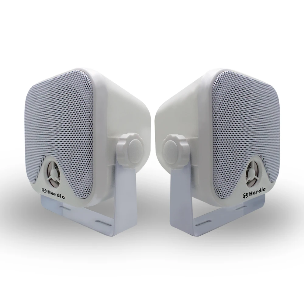 1 Pair Marine Speakers Waterproof Ip66 Outdoor Speaker System