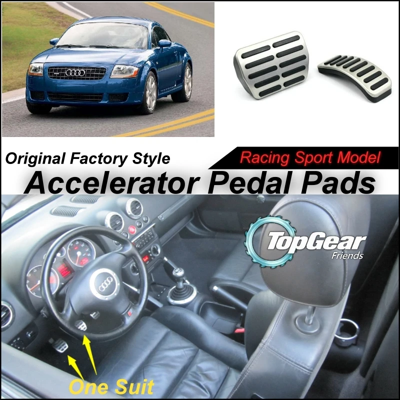 

Litanglee Car Accelerator Pedal Pad / Cover of Original Factory Sport Racing Model Design For Audi TT 8N 1998~2006 Tuning