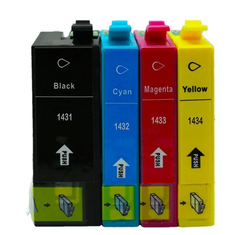 2 Set T1431 E 1431 T1434 Ink Cartridges Replacement For Epson ME Office 82WD 85ND 900WD 940FW