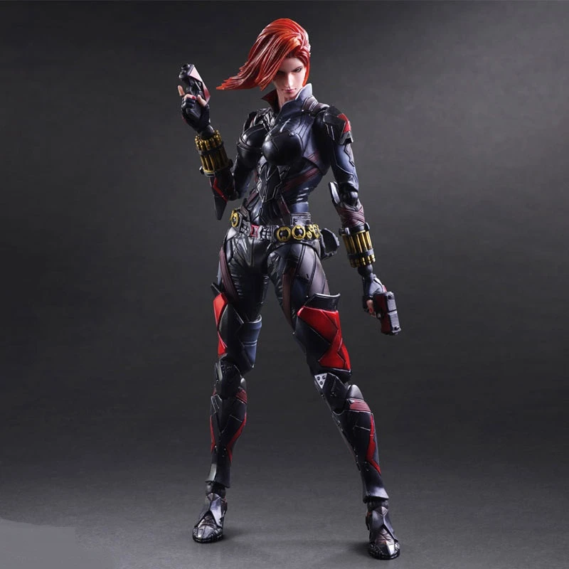 

27cm Black Widow The Avengers Age PVC Action Figure Toys Collectors Anime Cartoon Movies Figures With Box Kids Gifts with box