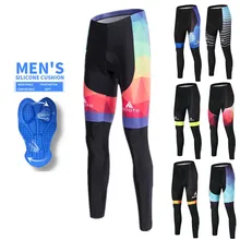Miloto Весна Pro Coolmax 5D гелевая накладка велосипедные брюки мужские лайкра MTB велосипедные длинные брюки осенние анти-впитывающие влагу Трико Штаны для велоспорта