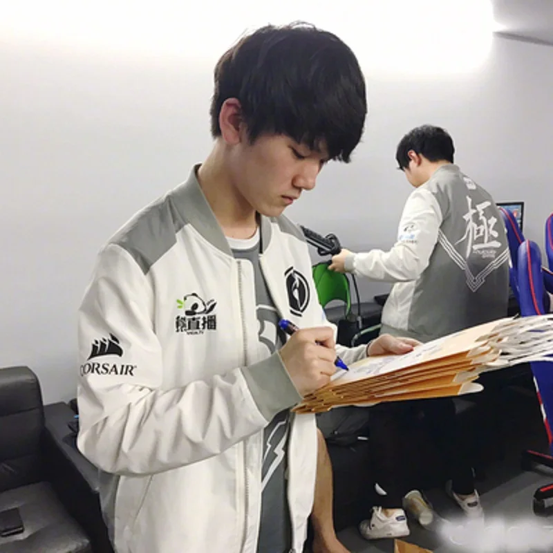 lol 2018 s8 Finals IG Invictus Gaming Team Team Conquered zipper Sweatshirt Men Lol Same Jacket