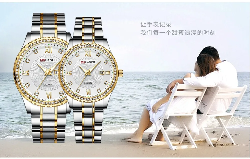 ЖЕНСКИЕ НАРЯДНЫЕ часы Rolexable водонепроницаемые часы из нержавеющей стали женские водонепроницаемые Бизнес Кварцевые часы с календарем женские наручные часы
