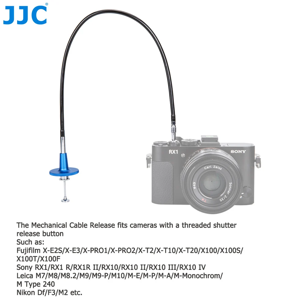 Shutter Release Cable Remote Control Cord for Fujifilm X100VI XT3 XT4 XT30 XPRO3 X100V XT20 XPRO2 X100F XT10 XE3 XE4