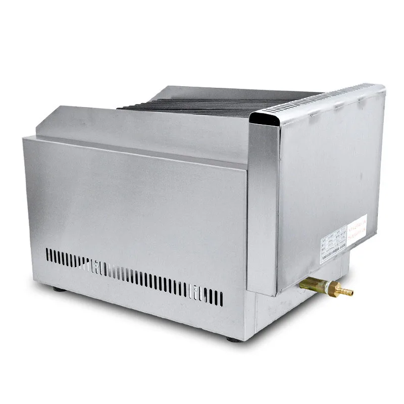 

Jamielin Gas Lava Rock BBQ Grill Volcanic Stone Grooved Smokeless Barbecue Machine Barbecue Furnace